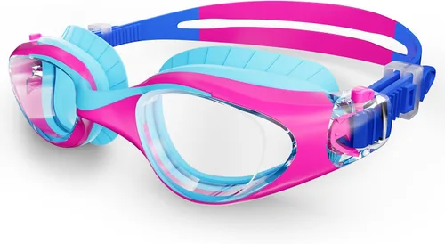 Vista 8 de Swim Goggles for Kids 6-14, Anti-Fog UV Protection Clear Swimming Goggles, Leakproof Pool Swim Goggles for Boys Girls