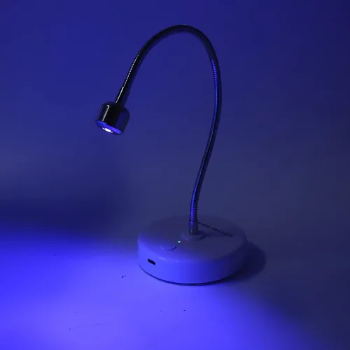 Vista 3 de Mini luz LED para uñas, lámpara de uñas de gel de curación flash para extensión de uñas, 3W - Luz para uñas, lámpara LED portátil de pegamento