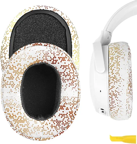 Vista 8 de Geekria QuickFit - Almohadillas de repuesto para auriculares inalámbricos Skullcandy Crusher, Crusher EVO, Crusher ANC, Hesh 3/EVO/ANC, Venue ANC