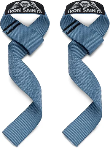 Vista 10 de Correas de nailon para levantamiento de pesas - Correas de muñeca de levantamiento de pesas con agarre de silicona para levantamiento de pesas