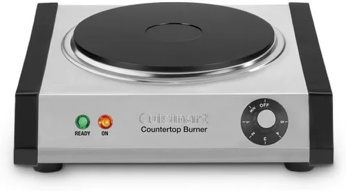 Vista 3 de Cuisinart CB-60P1 Encimera de Doble Quemador, Acero Inoxidable/Negro