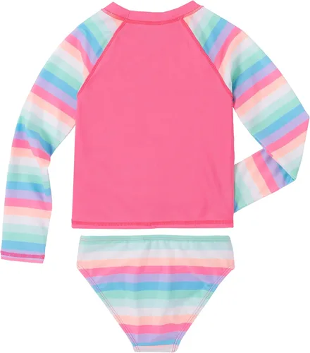 Vista 2 de Nautica Conjunto de traje de baño de dos piezas con protección solar UPF 50+, traje de baño de secado rápido