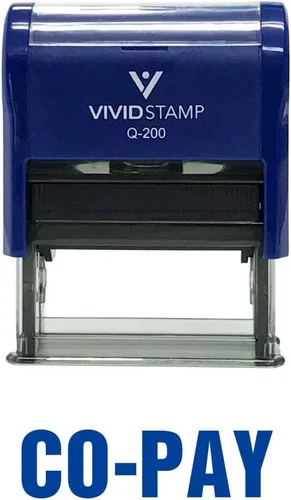 Vista 15 de Co-Pay - Sello de goma autoentintado (tinta negra) - Grande
