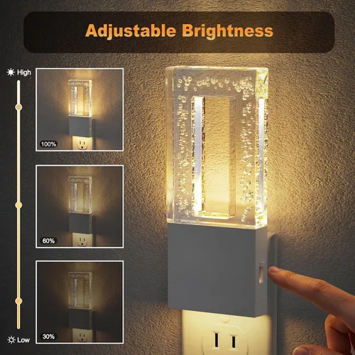 Vista 31 de JandCase Motion Sensor Night Light, Bubble Night Lights Plug into Wall