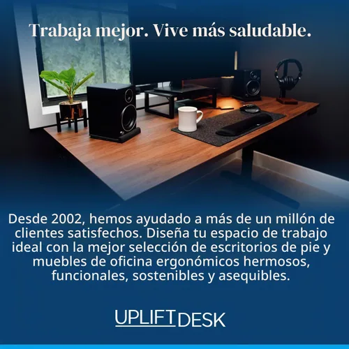 Vista 9 de UPLIFT DESK Lámpara de escritorio LED E7 con abrazadera, 3 modos de color ajustables, luz de arquitecto negra regulable para escritorio de pie