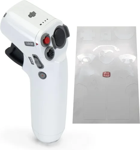 Vista 10 de WRAPGRADE Skin compatible con DJI FPV Controlador de movimiento (azul caribeño)