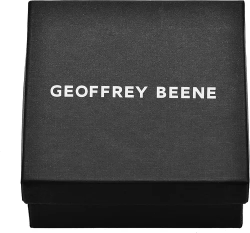 Vista 6 de Geoffrey Beene Mens Stainless Steel Double Franco Chain Bracelet with Extension