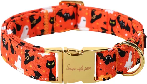 Vista 77 de Unique style paws Collar de perro con hebilla de plástico con colgante, collar de cachorro para primavera y verano, traje de baño para fiesta