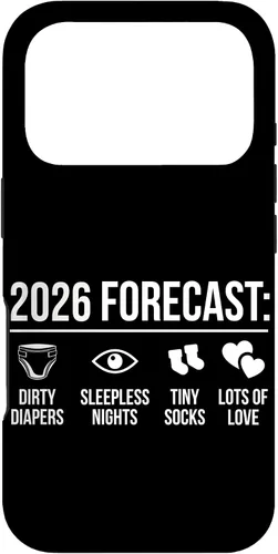 Vista 30 de Funny New Parents Future Mom Dad to Be 2026 Expecting Couple Case for iPhone 17