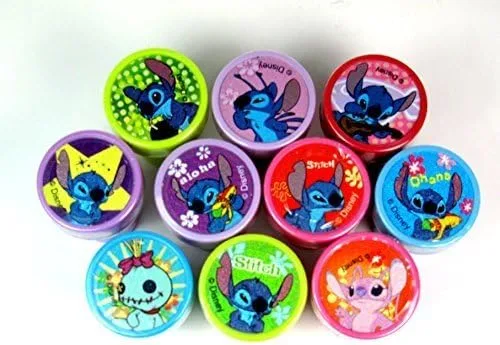 Vista 2 de Disney Lilo and Stitch Stampers - Recuerdos de fiesta (10 sellos)