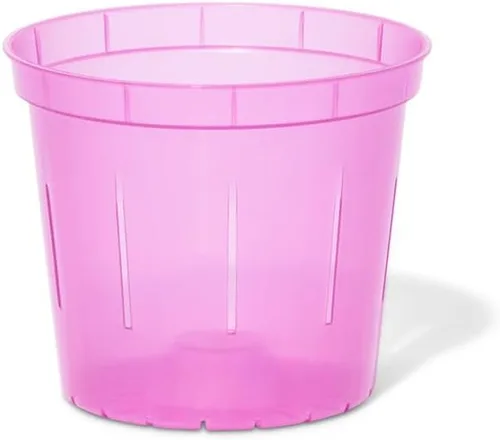 Vista 18 de rePotme Macetas de 4 pulgadas, paquete de 6 macetas (transparentes), maceta transparente ranurada para plantas de interior, perfecta para orquídeas
