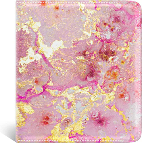 Vista 25 de Nipichsha Cartera para mujer, billetera pequeña y delgada con bloqueo RFID para tarjetas de crédito, cartera de cuero compacta de dos pliegues