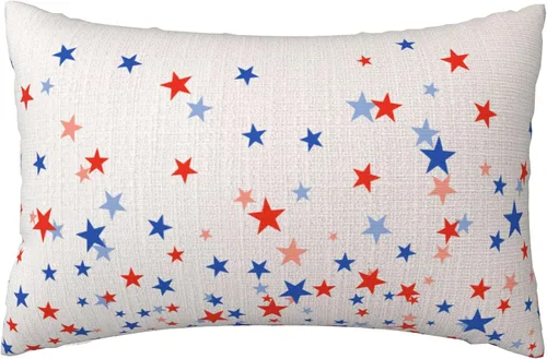 Vista 33 de Fundas de almohada de lino del 4 de julio de 1776, funda de almohada de lino para el Día de la Independencia, decoración de funda de almohada