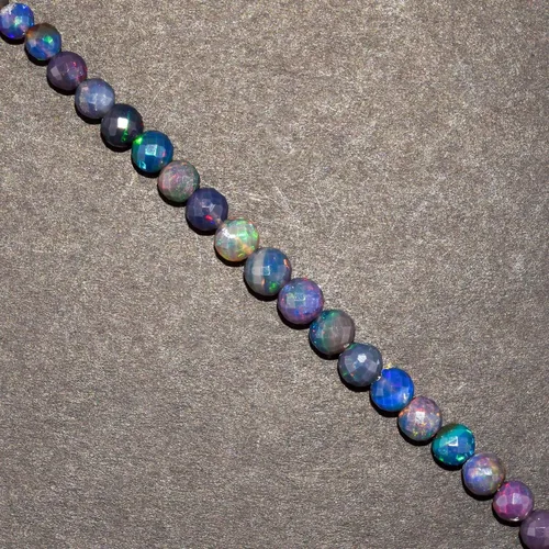 Vista 11 de Multi Gemstone Dainty Choker Bracelet