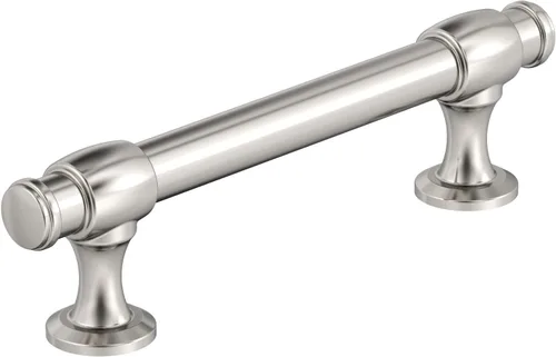 Vista 23 de Amerock Mango de gabinete Bronce champán 3-3/4 pulgadas (96 mm) de centro a centro Winsome paquete de 1 unidad Tirador de cajón Manija