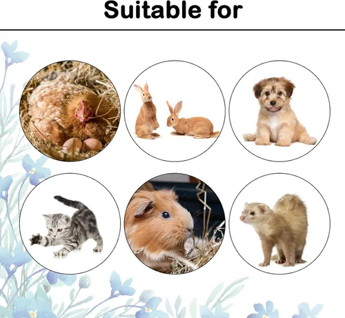 Vista 7 de 8 alfombrillas de hierba de conejo, tapete de hierba natural de conejo, tapete para cama de mascotas, conejos, juguetes masticables para hámsters
