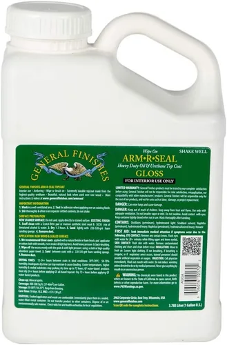 Vista 8 de General Finishes Arm-R-Seal Capa protectora a base de aceite, 1 cuarto de galón, brillante