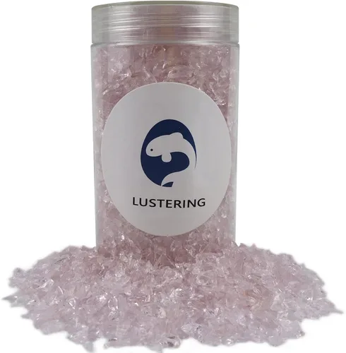 Vista 13 de LUSTERING Vidrio triturado de alto brillo con purpurina, vidrio para fuego, vidrio roto, gemas de vidrio para foso de fuego, manualidades DIY