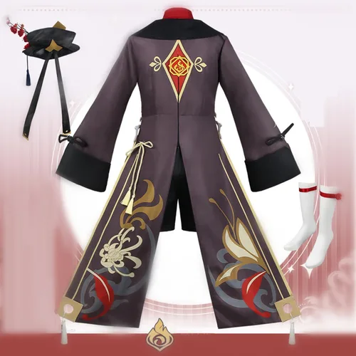 Vista 4 de GenshinImpact - Traje de cosplay para todos los personajes, Hu Tao, Kirara, Guizhong, vestido de cosplay para mujer