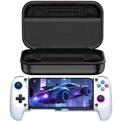 Vista 10 de LIFUFUTEE Mobile Gaming Controller for iPhone/Android, Wireless Phone Controller with Hall Joysticks/Triggers, Mobile Controller Support Phone Case