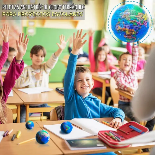 Vista 4 de 24 bolas de globo para apretar, bolas de espuma de 2.5 pulgadas para niños, escuela, aula, recuerdos de fiesta