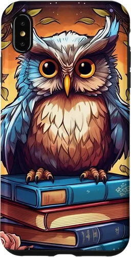 Vista 11 de Funda para bibliotecario para iPhone 16 Owl Book Lover