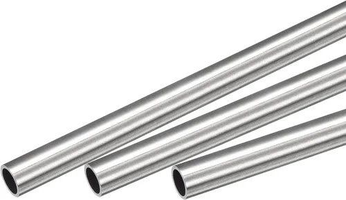 Vista 83 de uxcell Tubo capilar del acero inoxidable 304, tubería gruesa del metal de la longitud de la pared de 820.2 ft m del OD 18.0 ft m x 0.7 ft m