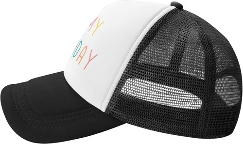 Vista 2 de It's My Birthday - Gorra de béisbol de malla ajustable, sombrero de pesca al aire libre para hombres y mujeres