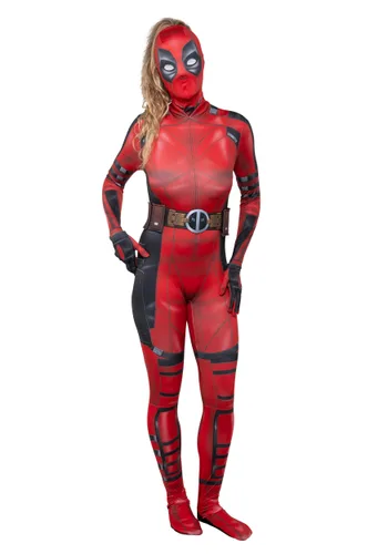 Vista 6 de Disfraz de Traje Zentai Ladypool para Mujer Multicolor