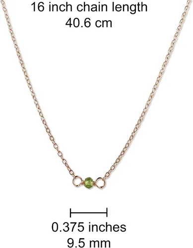 Vista 212 de Gargantilla de piedra natal – Regalo de cumpleaños, regalo para niña, mujer, amiga, hija, esposa, mamá, ella, joyas de piedras preciosas para uso