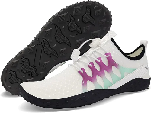 Vista 7 de APRILSPRING - Zapatos de agua para hombre y mujer, secado rápido descalzo para nadar, buceo, surf, deportes acuáticos, yoga