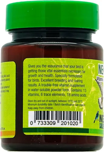 Vista 4 de Nekton -S Multi-Vitamina para Aves, 35gm, (1.23 onzas)
