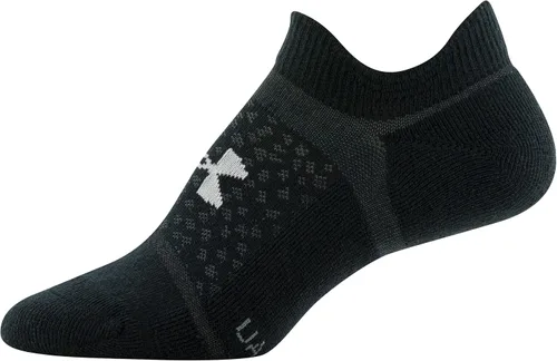 Vista 3 de Under Armour Calcetines invisibles acolchados para mujer, 6 pares
