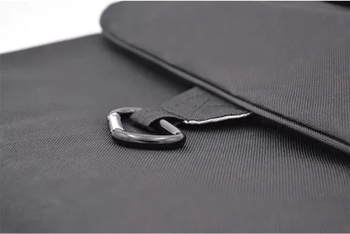 Vista 5 de Bolsa de almacenamiento multiusos para accesorios de aspiradora, negro, bolsa, unisex, cierre de cremallera, asa de clip, correa para el hombro, 15