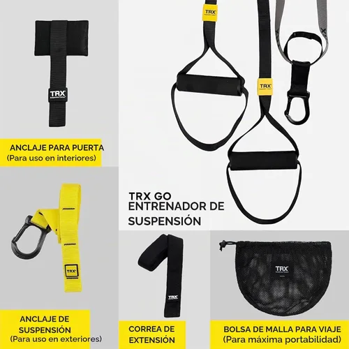 Vista 8 de TRX Entrenador de suspensión GO + TRX Training Membresía bajo demanda de 6 meses