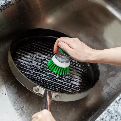 Vista 8 de Libman - Kit de cepillo para botellas y platos, cepillos de limpieza para uso en cocina, cepillo para pajilla, cepillos para fregar platos, cepillo