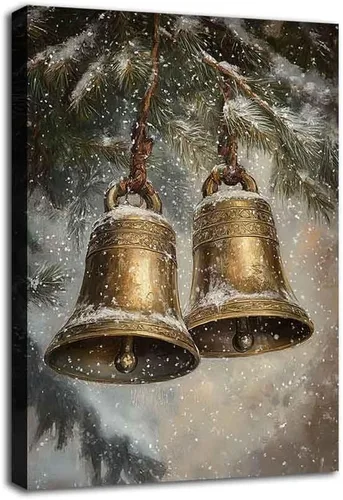 Vista 15 de MNFGMH Arte de pared de muñeco de nieve de Navidad, impresión en lienzo de vacaciones de invierno, imagen pintura de Navidad, regalo festivo