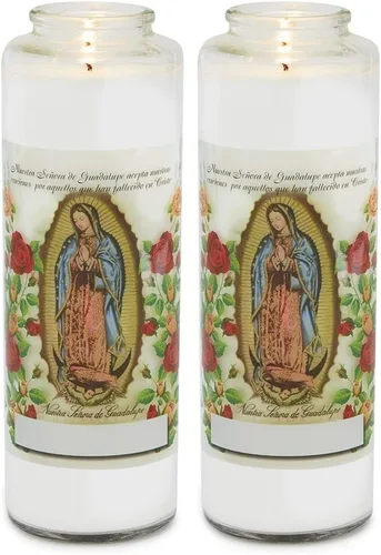 Vista 13 de Root Velas de oración de vidrio para 5-7 días, 1 unidad, meditación