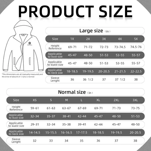 Vista 6 de G&Monday Men's Rain Jacket Waterproof Packable Raincoat Hooded Lightweight Shell Jacket Outdoor for Hiking Golf Daily Wear