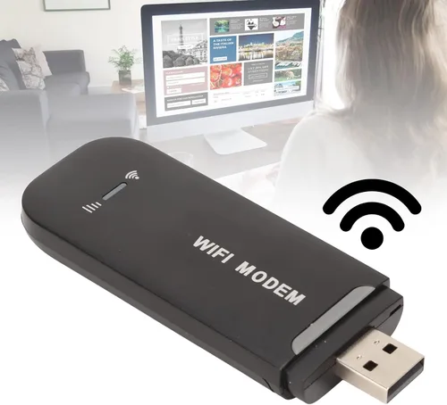 Vista 2 de Enrutador de punto de acceso móvil, 4G LTE de alta velocidad compatible con hasta 10 usuarios, enrutador de tarjeta SIM estándar para viajes