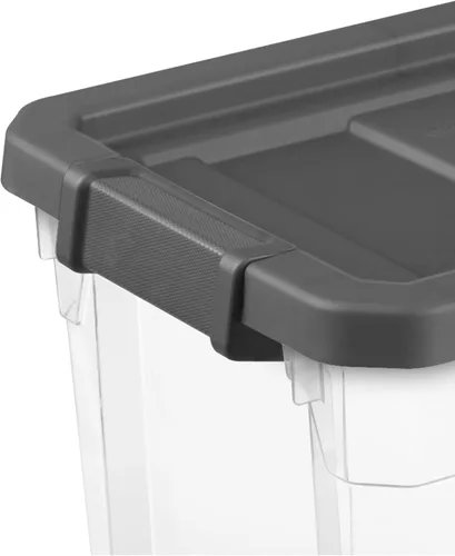 Vista 9 de Sterilite Caja Apilable Modular Transparente 30QT 14733V06