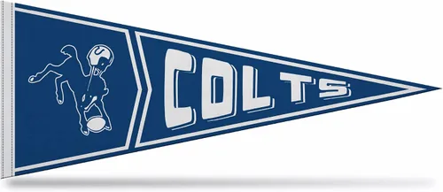 Vista 26 de Rico Industries NFL Retro - Alt 12" x 30" Felt Wall Décor Pennant - Great for Home/Bed Room/Man Cave Décor