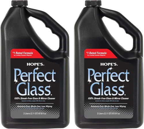 Vista 9 de HOPE'S Perfect Limpiador de Vidrio en Aerosol Recambio, Sin Rayas, Sin Amoníaco, Limpiador de Ventanas, Espejos, Pantallas, Vidrio Tintado y Puertas