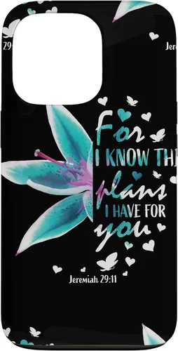 Vista 10 de Bible Verse Phone Cases Christian Gifts Women Jeremiah 29 11 Case for iPhone 17