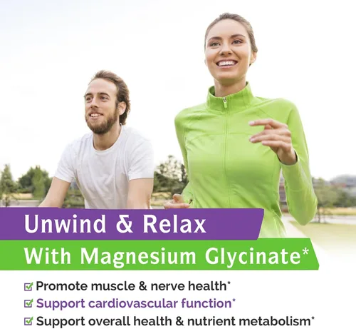 Vista 4 de Innate Vitality Paquete de glicinato de magnesio y vitamina B12, sin gluten y vegano, magnesio (120 cápsulas) y vitamina B12