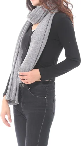 Vista 5 de BRUCERIVER Chales largos de punto para mujer, mezcla de lana, versátiles, multiestilo