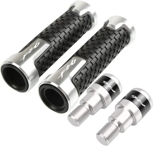 Vista 9 de Para Yamaha FZ6/FZ6R/FAZER FZ 6 R 6R FZ6 FZ 6 Motocicleta 7/8" 0.866 in Manillar Extremos Puños Slider Manillar Barra Extremos Tapones (Color: 1)