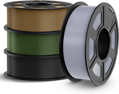 Vista 21 de TECBEARS Filamento PETG 1.75, paquete de 4.4 lbs, Multi T2506