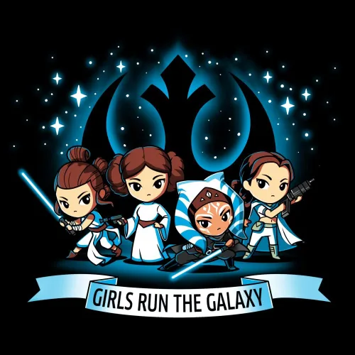 Vista 2 de TeeTurtle Star Wars - Camiseta relajada para mujer Run The Galaxy