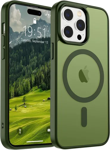 Vista 153 de SUPFINE Funda magnética para iPhone SE 2022 (3ª)/2020 (2ª), iPhone 8 (compatible con MagSafe) (protección contra caídas de grado militar), funda